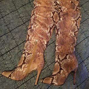 Brand New Jessica Simpson “Snakeskin” Boots
